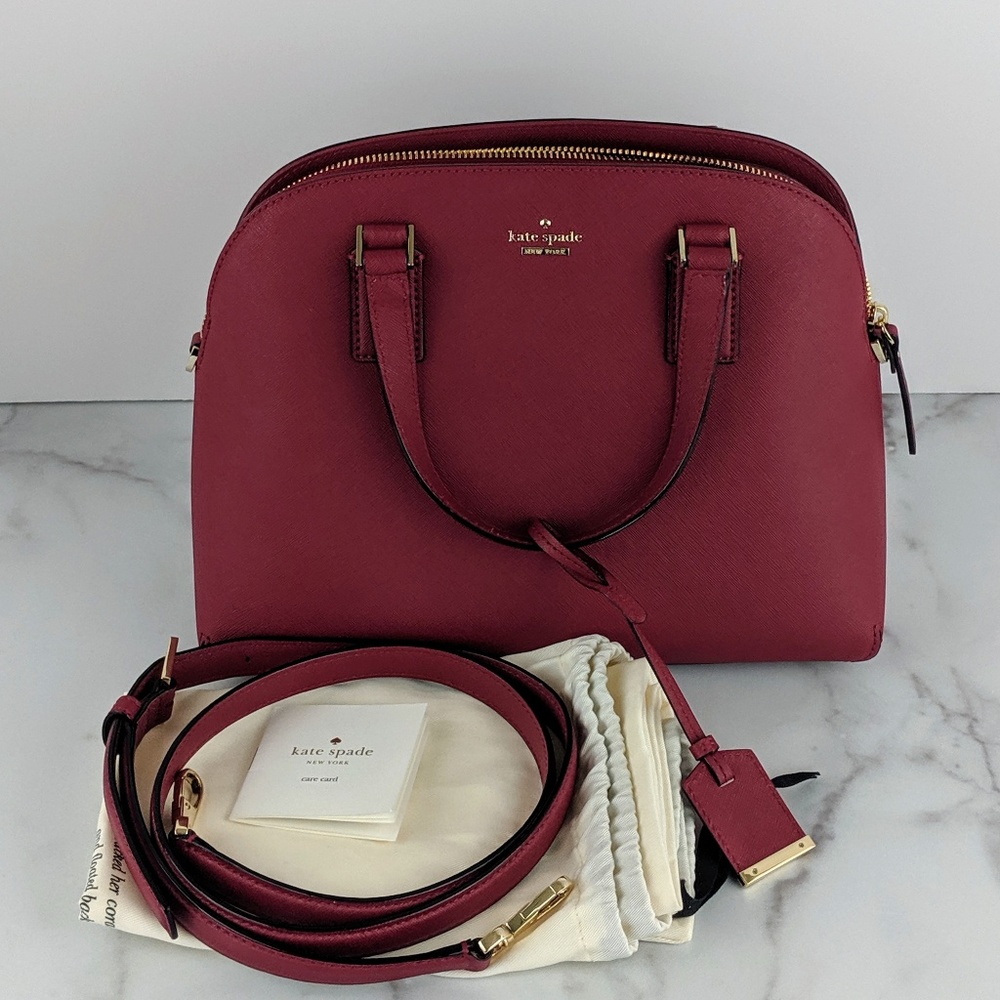 Kate Spade Cameron Street Lottie Leather Satchel